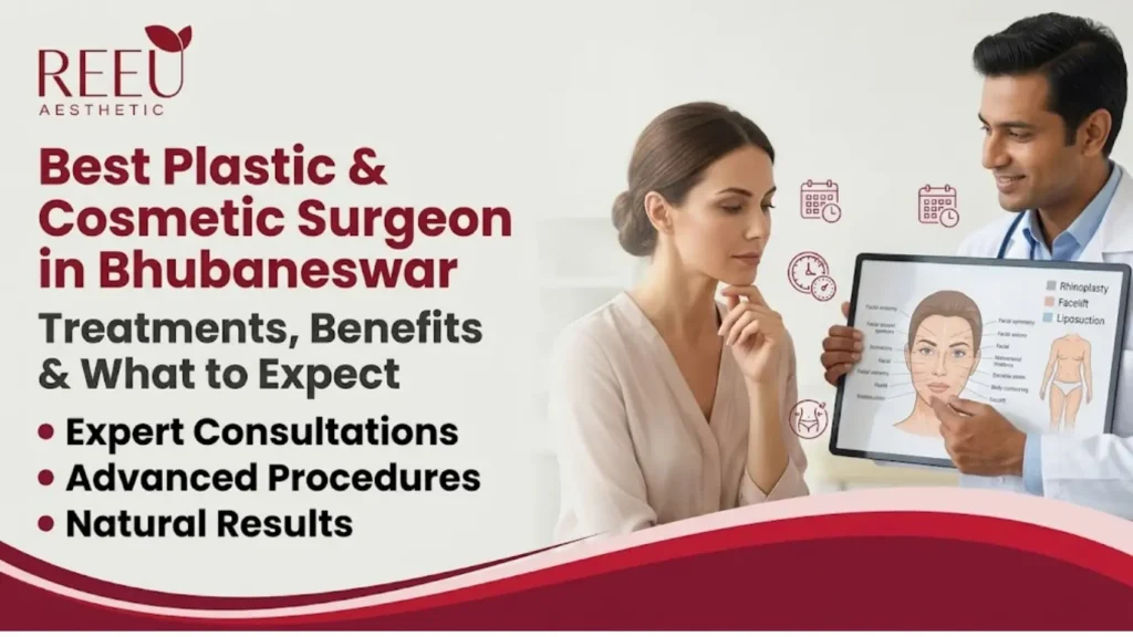 Best Plastic and Cosmetic Surgeon in Bhubaneswar discussing treatment options with patient