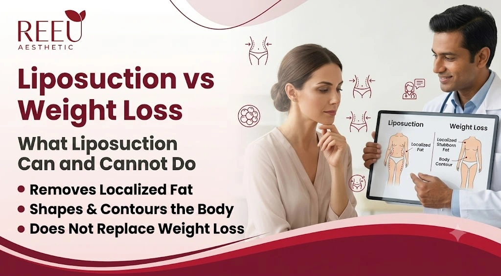 Liposuction vs weight loss for body contouring
